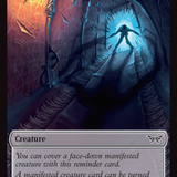 Emblem - Kaito, Bane of Nightmares // Manifest Double-Sided Token [Duskmourn: House of Horror Tokens]