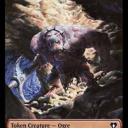 Eldrazi Spawn // Ogre Double-Sided Token [Commander Masters Tokens]