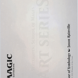 Professor of Symbology // Professor of Symbology (ASTX-004) (Borderless) [Strixhaven Art Series] Foil