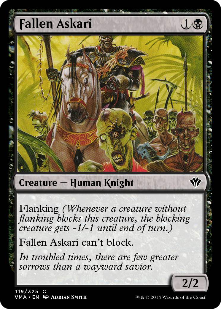 Fallen Askari (VMA-119) [Vintage Masters] Foil