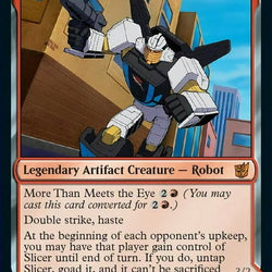 Slicer, Hired Muscle // Slicer, High-Speed Antagonist [Transformers]