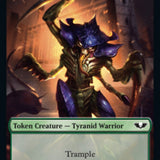 Tyranid (017) // Tyranid Warrior Double-Sided Token (Surge Foil) [Warhammer 40,000 Tokens]