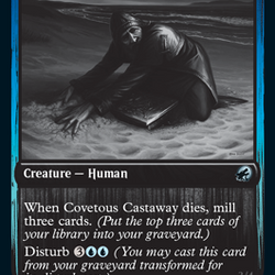 Covetous Castaway // Ghostly Castigator [Innistrad: Double Feature]