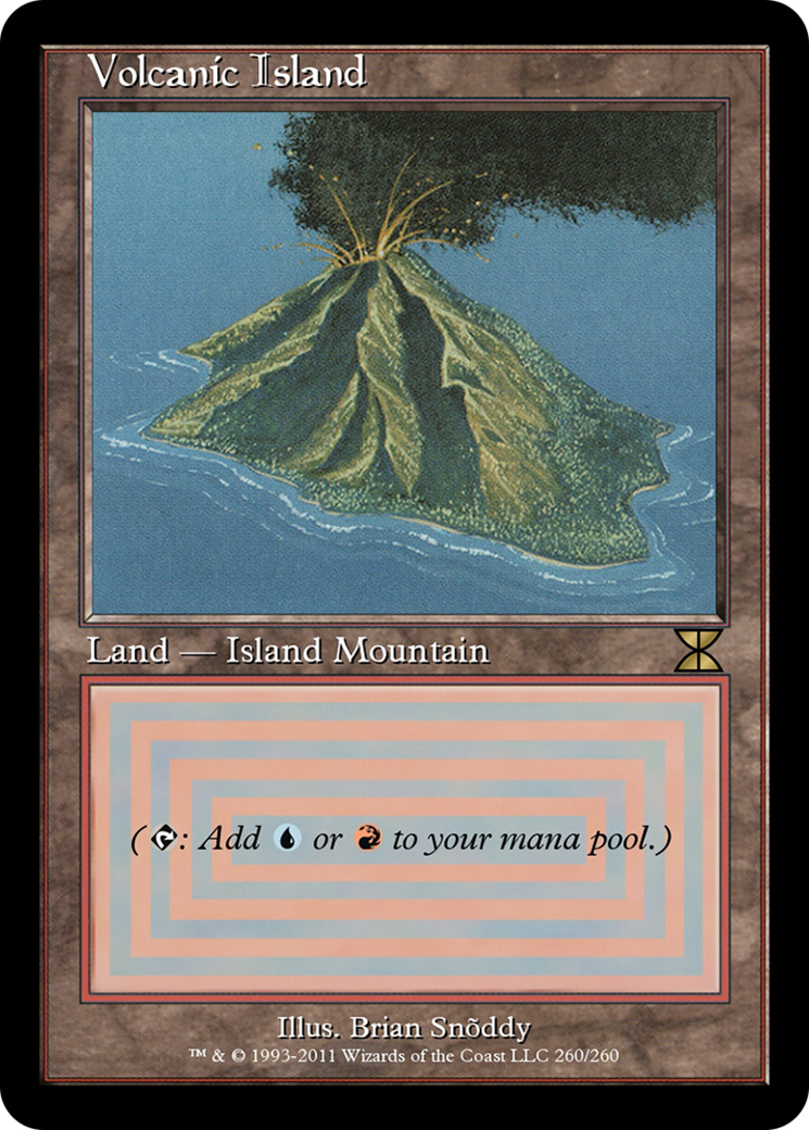 Volcanic Island (ME4-260) [Masters Edition IV] Foil