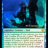 Cosima, God of the Voyage // The Omenkeel [Kaldheim Prerelease Promos]