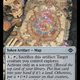 Map // Vampire Demon Double-Sided Token [The Lost Caverns of Ixalan Tokens]