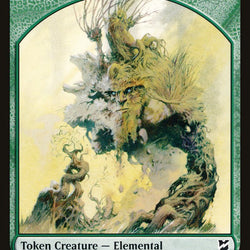 Cat Warrior // Elemental Double-Sided Token [Commander 2018 Tokens]