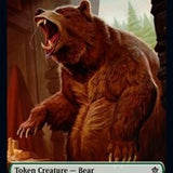 Bear // Food (15) Double-Sided Token [Throne of Eldraine Tokens]