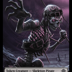 Map // Skeleton Pirate Double-Sided Token [The Lost Caverns of Ixalan Commander Tokens]