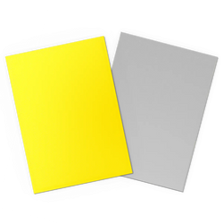 DRAGON SHIELD SLEEVES DUAL MATTE YELLOW AND SILVER 100CT