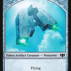 Myr // Pentavite Double-Sided Token [Commander 2014 Tokens]
