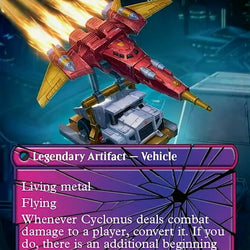 Cyclonus, the Saboteur // Cyclonus, Cybertronian Fighter (Shattered Glass) [Transformers]