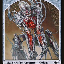 Zombie // Golem Double-Sided Token [Modern Horizons Tokens]