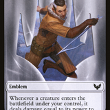 Pest // Lukka, Wayward Bonder Emblem Double-Sided Token [Secret Lair: From Cute to Brute Tokens]