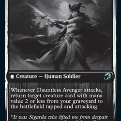 Bereaved Survivor // Dauntless Avenger [Innistrad: Double Feature]