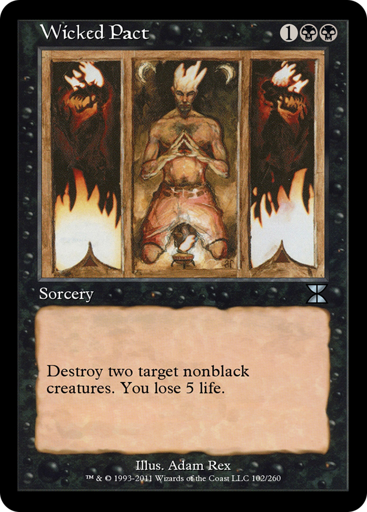 Wicked Pact (ME4-102) [Masters Edition IV] Foil