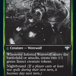 Infestation Expert // Infested Werewolf [Innistrad: Double Feature]