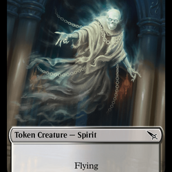 Thopter (0020) // Spirit Double-Sided Token [Murders at Karlov Manor Tokens]