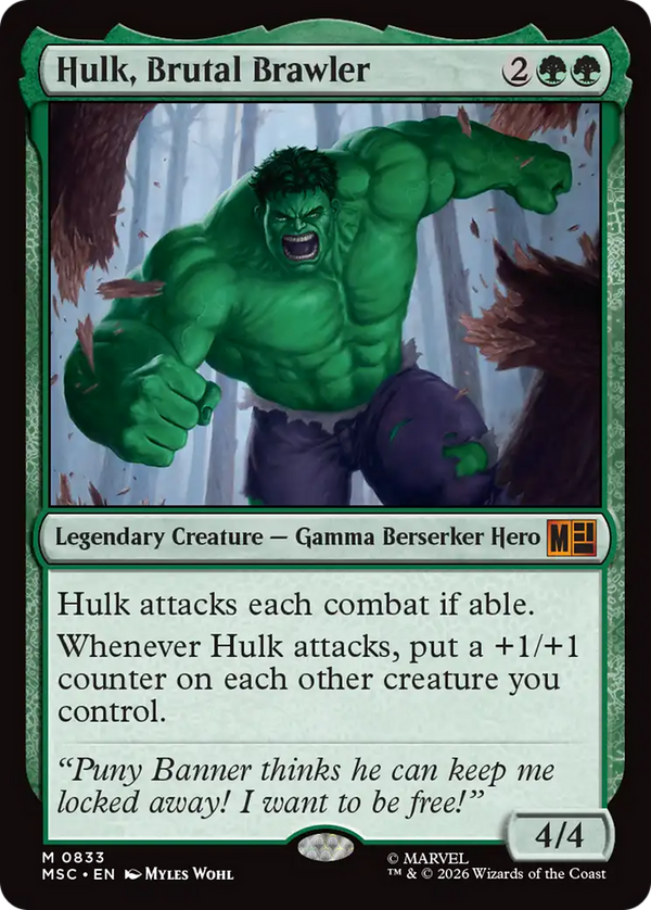 Hulk, Brutal Brawler [Marvel Super Heroes Commander]
