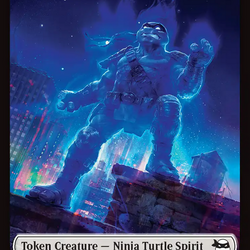 Mutant // Ninja Turtle Spirit Double-Sided Token [Teenage Mutant Ninja Turtles Tokens]