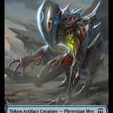 Phyrexian Myr (Ripple Foil) // Servo Double-Sided Token [Modern Horizons 3 Commander Tokens]