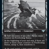 Foreboding Statue // Forsaken Thresher [Innistrad: Double Feature]
