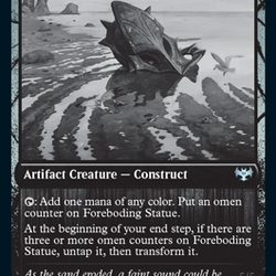 Foreboding Statue // Forsaken Thresher [Innistrad: Double Feature]