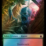 Alien Rhino // Mutant Double-Sided Token (Surge Foil) [Doctor Who Tokens]