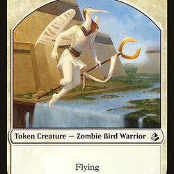 Aven Initiate // Snake Double-Sided Token [Amonkhet Tokens]