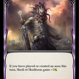 Shrill of Skullform (Blue) [EVR118] (Everfest)  1st Edition Rainbow Foil
