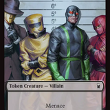 Robot Hero // Villain Double-Sided Token [Marvel Super Heroes Commander Tokens]