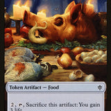 Wolf // Food (18) Double-Sided Token [Throne of Eldraine Tokens]