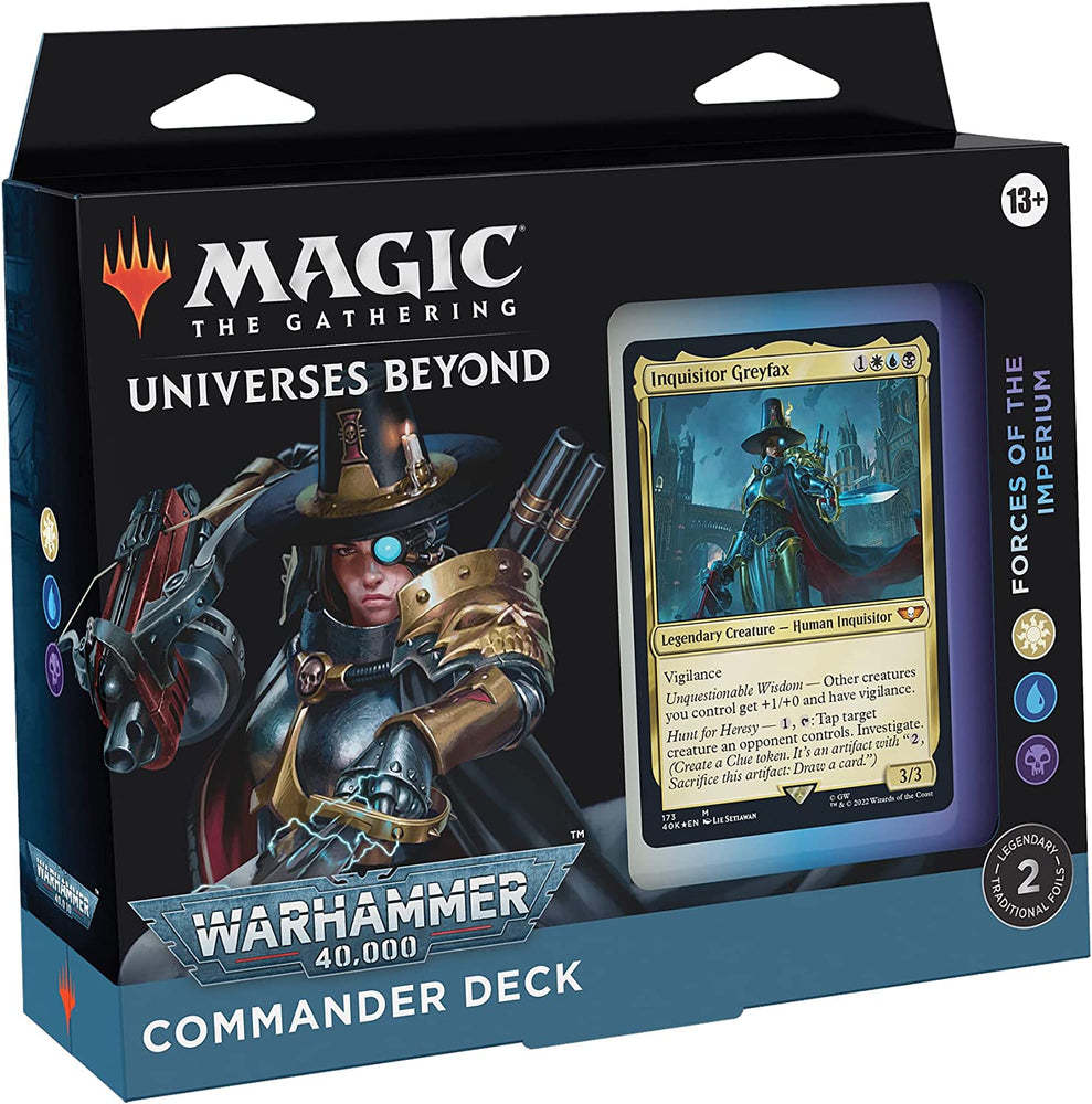 MTG Universes Beyond: Warhammer 40K Commander Forces of the Imperium