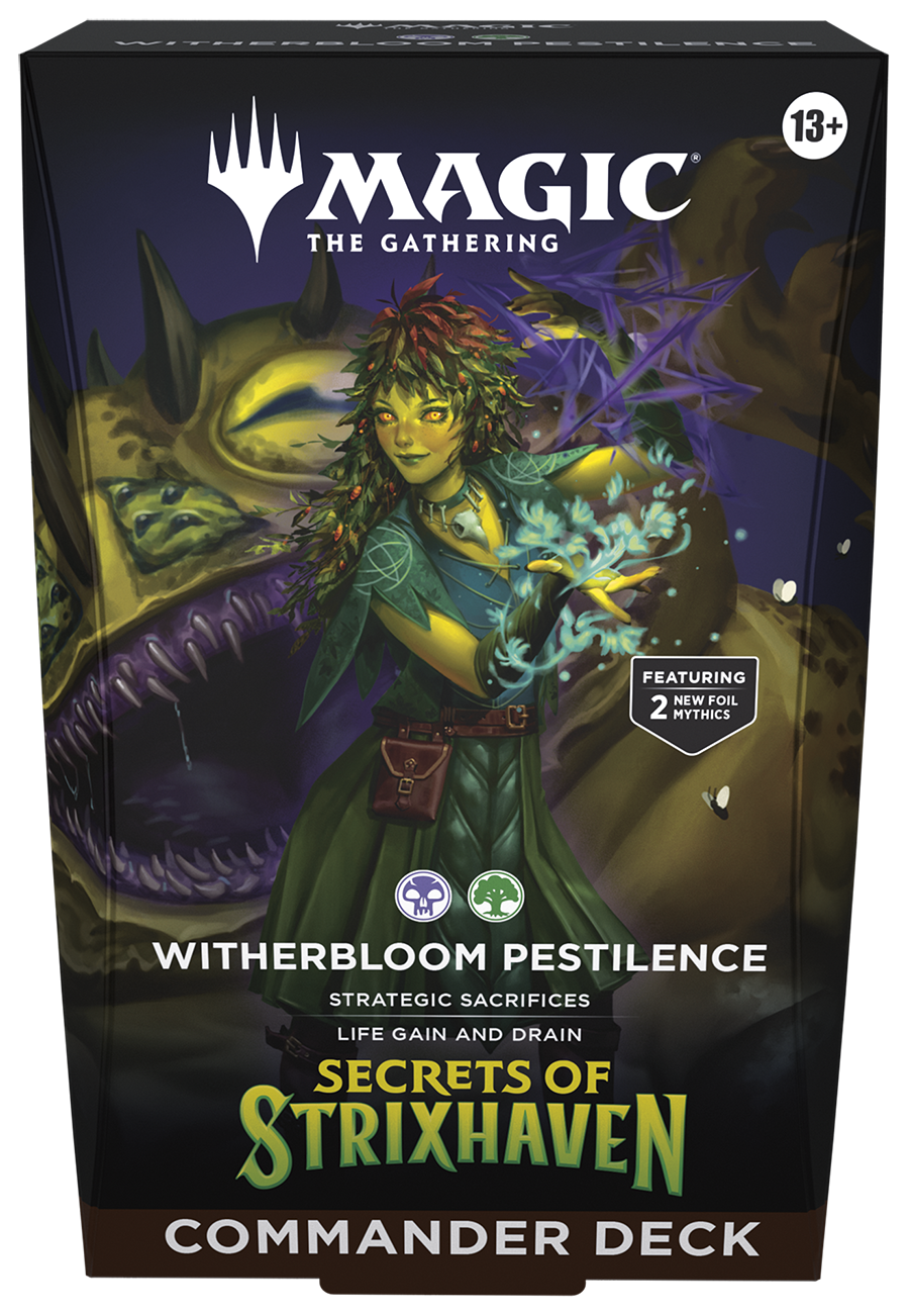 MTG SECRETS OF STRIXHAVEN COMMANDER: WITHERBLOOM PESTILENCE