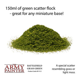 Army Battlefields Grass Green Flock