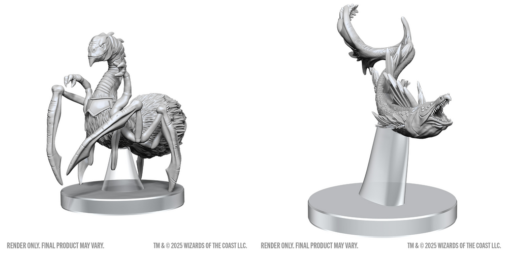 DND UNPAINTED MINIS WV28 NEOGI & SPACE EEL