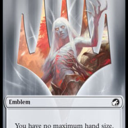 Spirit // Wrenn and Seven Emblem Double-Sided Token [Innistrad: Midnight Hunt Tokens]