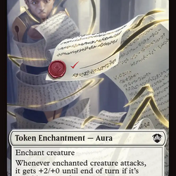 Contract // Copy Double-Sided Token [Secrets of Strixhaven Commander Tokens]