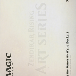 Reclaim the Wastes // Reclaim the Wastes (AZNR-072) (Borderless) [Zendikar Rising Art Series] Foil
