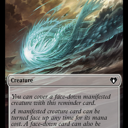 Manifest // Eldrazi Scion Double-Sided Token [Commander Masters Tokens]
