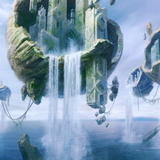 Island // Island (AZNR-011) (Borderless) [Zendikar Rising Art Series]