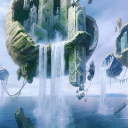 Island // Island (AZNR-011) (Borderless) [Zendikar Rising Art Series]