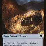 The Monarch // Treasure Double-Sided Token [Commander Legends Tokens]