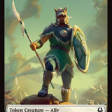 Ally (0005) // Soldier (0002) Double-Sided Token [Avatar: The Last Airbender Tokens]
