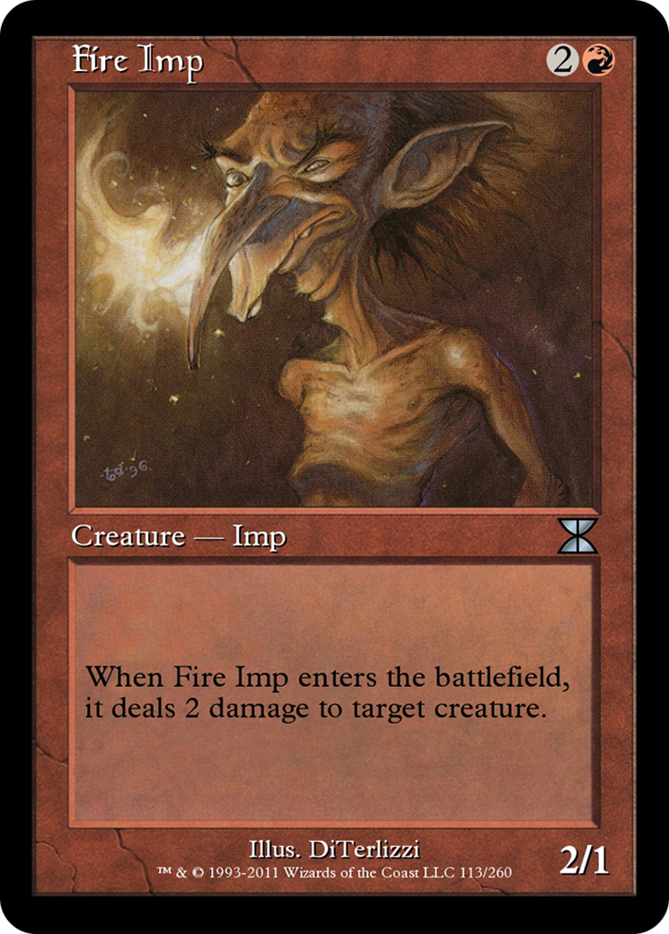 Fire Imp (ME4-113) [Masters Edition IV] Foil
