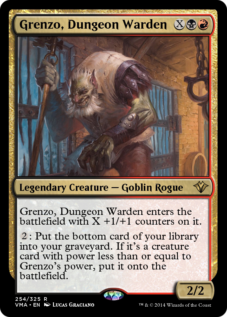 Grenzo, Dungeon Warden (VMA-254) [Vintage Masters] Foil