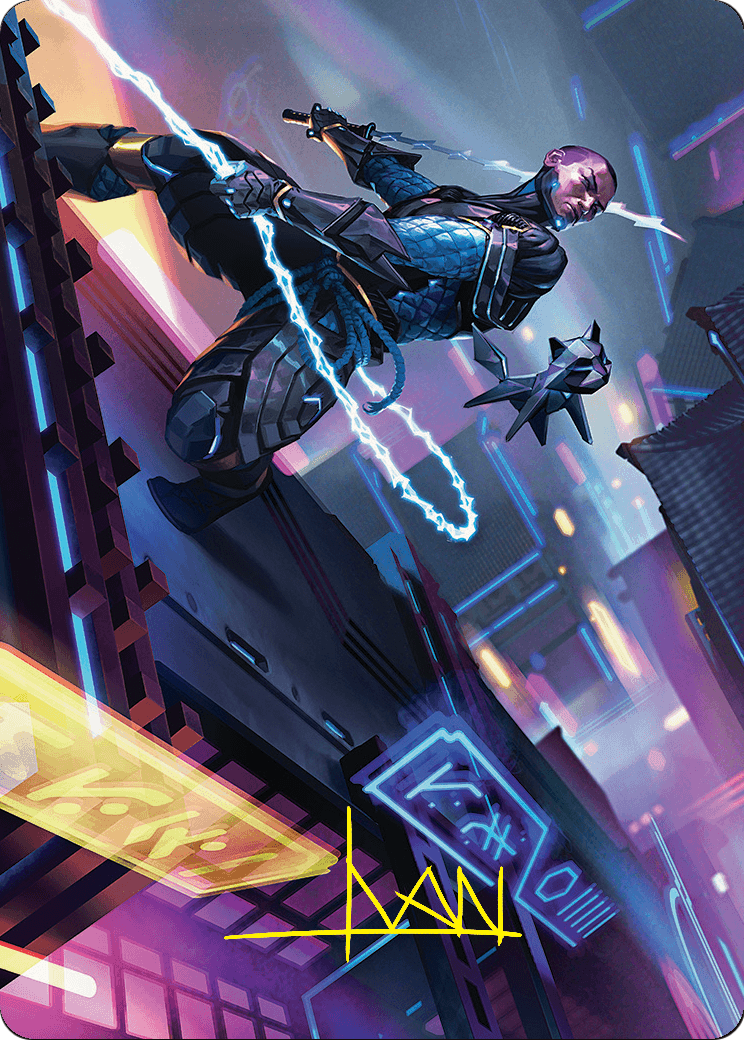 Kaito, Cunning Infiltrator // Kaito, Cunning Infiltrator (AFDN-051) (Borderless) [Foundations Art Series] Foil