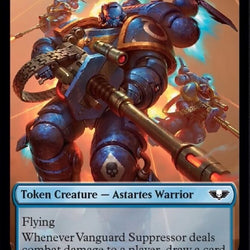 Soldier (004) // Vanguard Suppressor Double-Sided Token (Surge Foil) [Warhammer 40,000 Tokens]