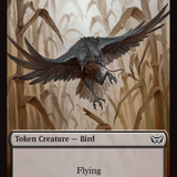 Demon // Bird Double-Sided Token [Duskmourn: House of Horror Commander Tokens]