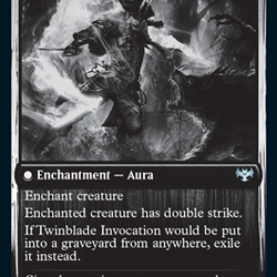 Twinblade Geist // Twinblade Invocation [Innistrad: Double Feature]